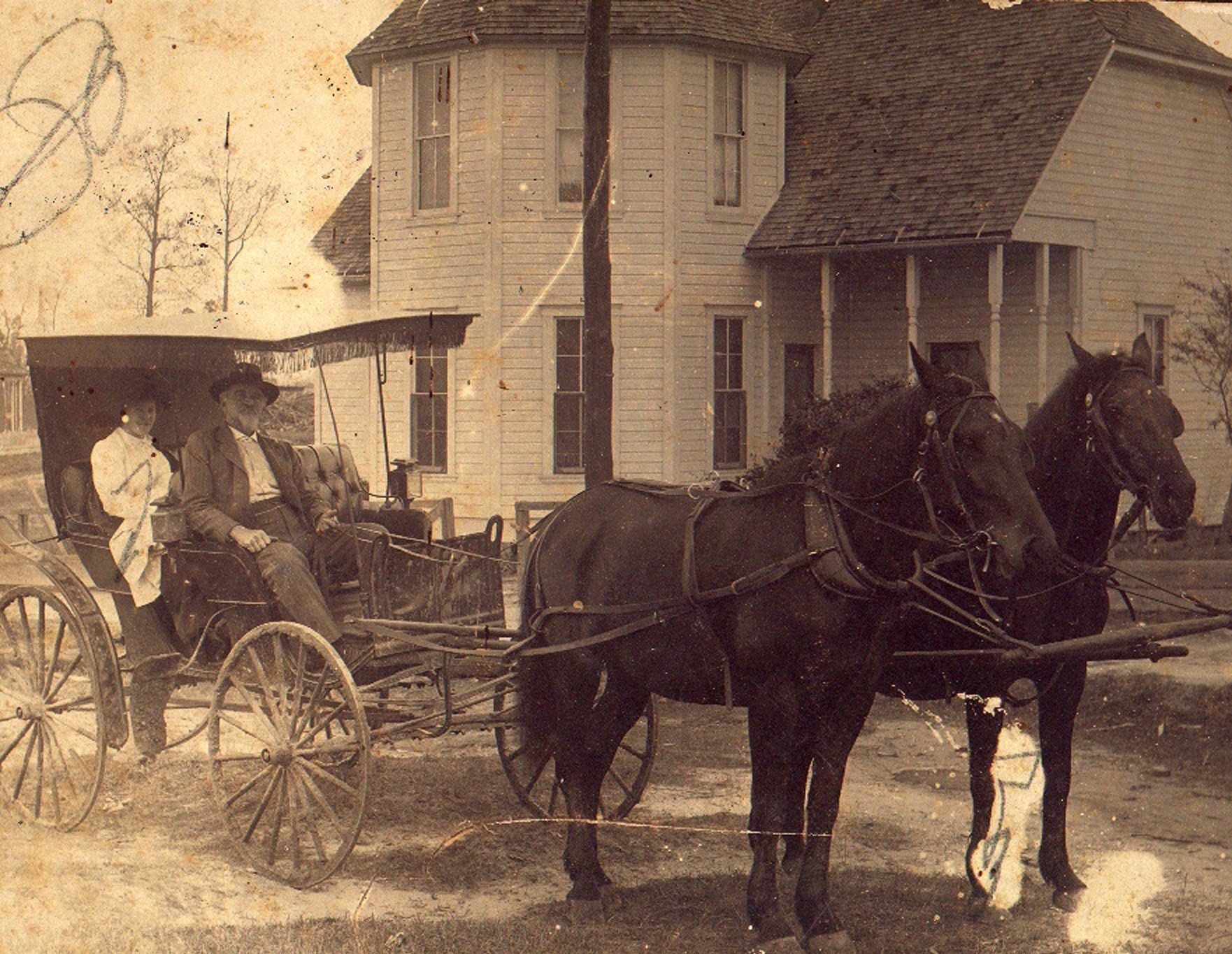Rockett Buggy, J. B. Adcock, Bernice, Union Parish, LA